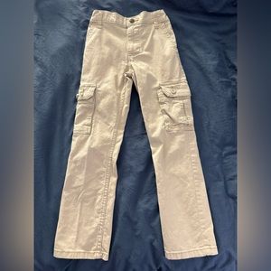 Wrangler khaki cargo pants for boys